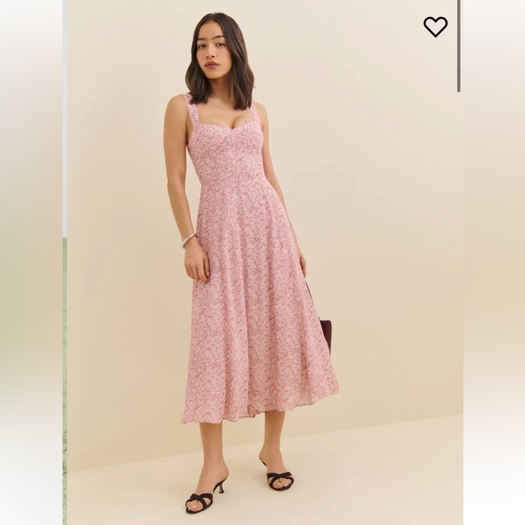 reformation provence dress pink Reformation Provence Dress Pink by Reformation